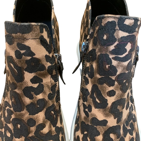 Madden Girl Cheetah Zip-up Ankle Shoes 7.5 - Picture 4 of 11